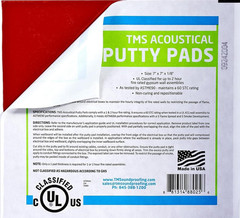 Trademark Soundproofing Acoustical Putty Pads – UL Rated Fire Stop, Electrical