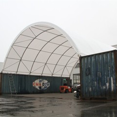 20’x40’x6.5′ 11 oz PE Canvas Fabric Building Shipping Container Canopy Shelter