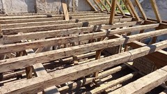 Historic Beam and Post Frame for Chalet