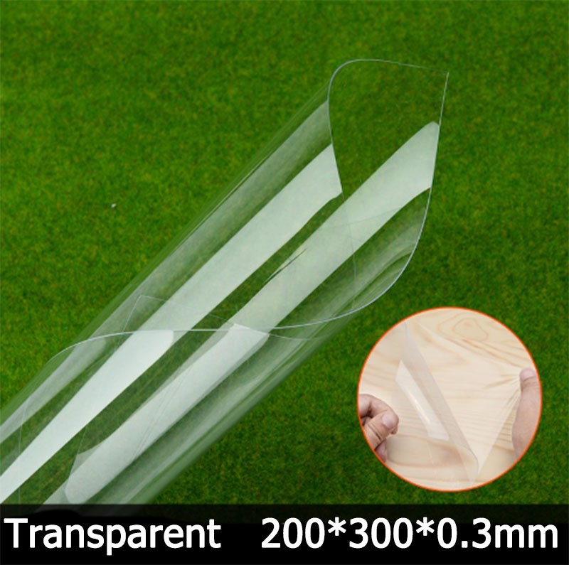 PVC Matte Transparent Clear Red Sheet Plate Plastic Film For Art Craft DIY Hobby