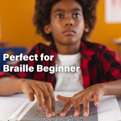 Braille Alphabet And Numbers Learning Tool – Durable Metal Tactile Bump Reading