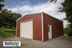 Steel Factory Prefab 20x25x9 Galvanized Metal Storage Garage Steel Building Kit
