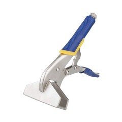 Firm Steel Flat Jaw Sheet Metal Grip Ergonomic Rubber Handle 10Inch