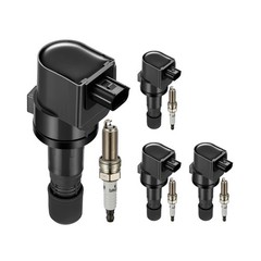 Set of 4 Ignition Coil Pack UF672 and Iridium Spark Plug 97390 4 Pa… Fast Ship
