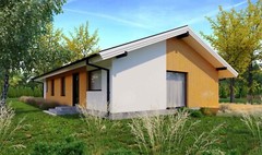 1,000 SQ.FT ECOFRIENDLY MASS WOOD HOUSE KIT SOLID TIMBER HOME PREFAB #CLT-107-2