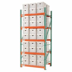 Global Industrial Record Storage Rack Starter Letter Legal 48″W x 42″D x 120″H