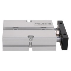 TN16mm Bore 10~150mm Stroke Dual Acting Pneumatic Air Cylinder Double Rod Alloy