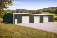 75x150x16 Steel Building Kit | Rigid Frame I-Beam | Commercial Grade