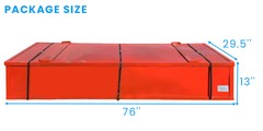 20’x20’x6.6′ 15oz PVC Canvas Fabric Building Shipping Container Canopy Shelter
