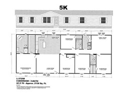 2023 LIVE OAK 5K Mobile Home 5BR/3BA 2136 sq ft DW-Factory Direct-ALL FLORIDA