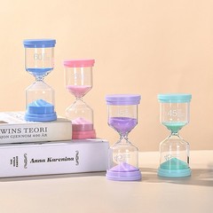 1PC 3/5/10/15/30 Minutes Colorful Sandglass Children Kid Gift Toy Sand Timer Hou