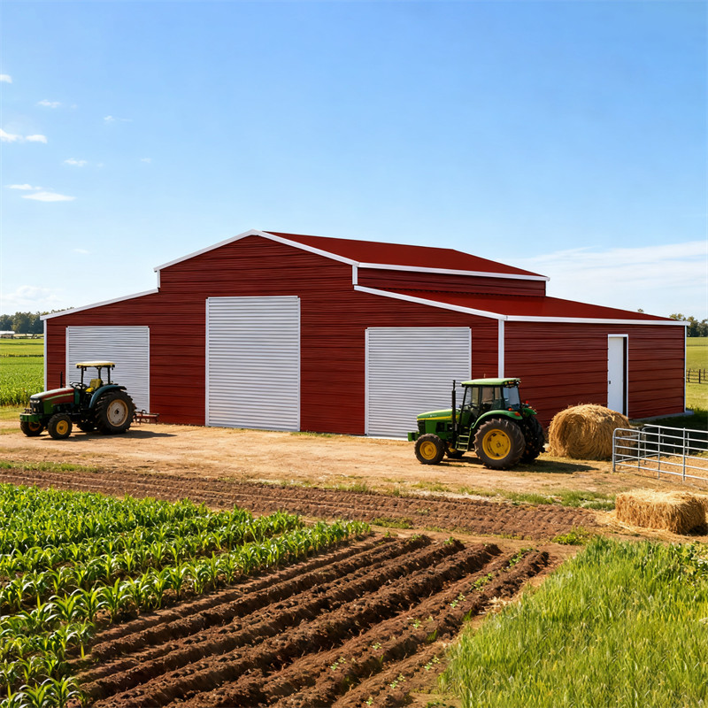 42’x30’x13′ Metal Garage Shed Barn Outdoor Storage Heavy Duty Galvanized Steel