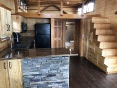 CABIN TINY HOUSE (MANY STYLES) MOVABLE PRE-FAB FOR YOUR PROPERTY/LOT PART. FURN.