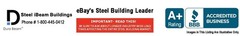 100x100x20 Steel Building Kit | Rigid Frame I-Beam | Commercial Grade | DuroBEAM