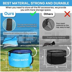 RV Hose Storage Bag of 4 Pack, Camper 18 x 10 Inches, All Bags Set- 4