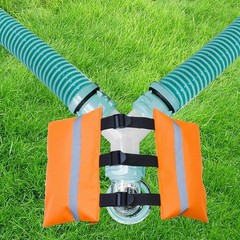 2Pack RV Sewer Weight Bag,RV Hose 9.8 inches x 5.9 inches, Orange 2pcs
