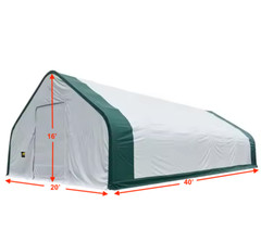 NEW Suihe PVC Fabric Shelter Tent Storage Workshop Building 20’xL40’x16′