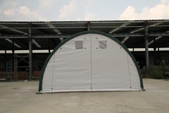 @@ NEW 20X42X12 OVAL TUBE SHELTER FABRIC COVERALL STORAGE BUILDING HOOP BARN