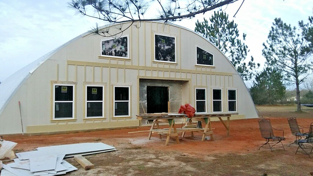 51x20x17 DuroSpan Off Grid Quonset Home Steel Building Open Ends Factory DiRECT