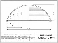 40x48x16 DuroSPAN DIY Off Grid Homestead Steel Building Open Ends Factory DiRECT