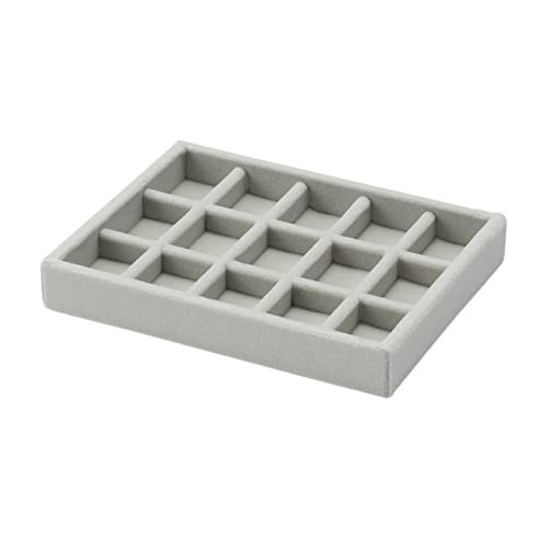 MUJI 44596517 Layered Velour Case Grate For Acrylic Cases Gray Width 6.1 x