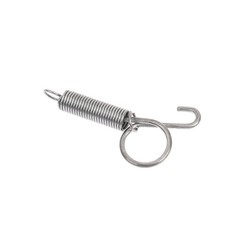 10Pcs Animal Cage Latches Lock Spring Rabbit Cage Door Tension Spring with Hook