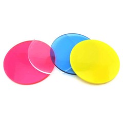 20mm ~ 400mm Diameter Colored Acrylic Disc Plastic Sheets Round Plate DIY Model