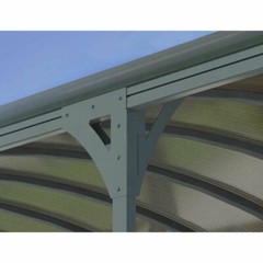 NEW! Vitoria Carport – 16’L x 10’W Gray/Bronze!!
