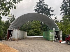 42x40x15 DuroSPAN Steel Building Shipping Container Roof Kit Factory DiRECT