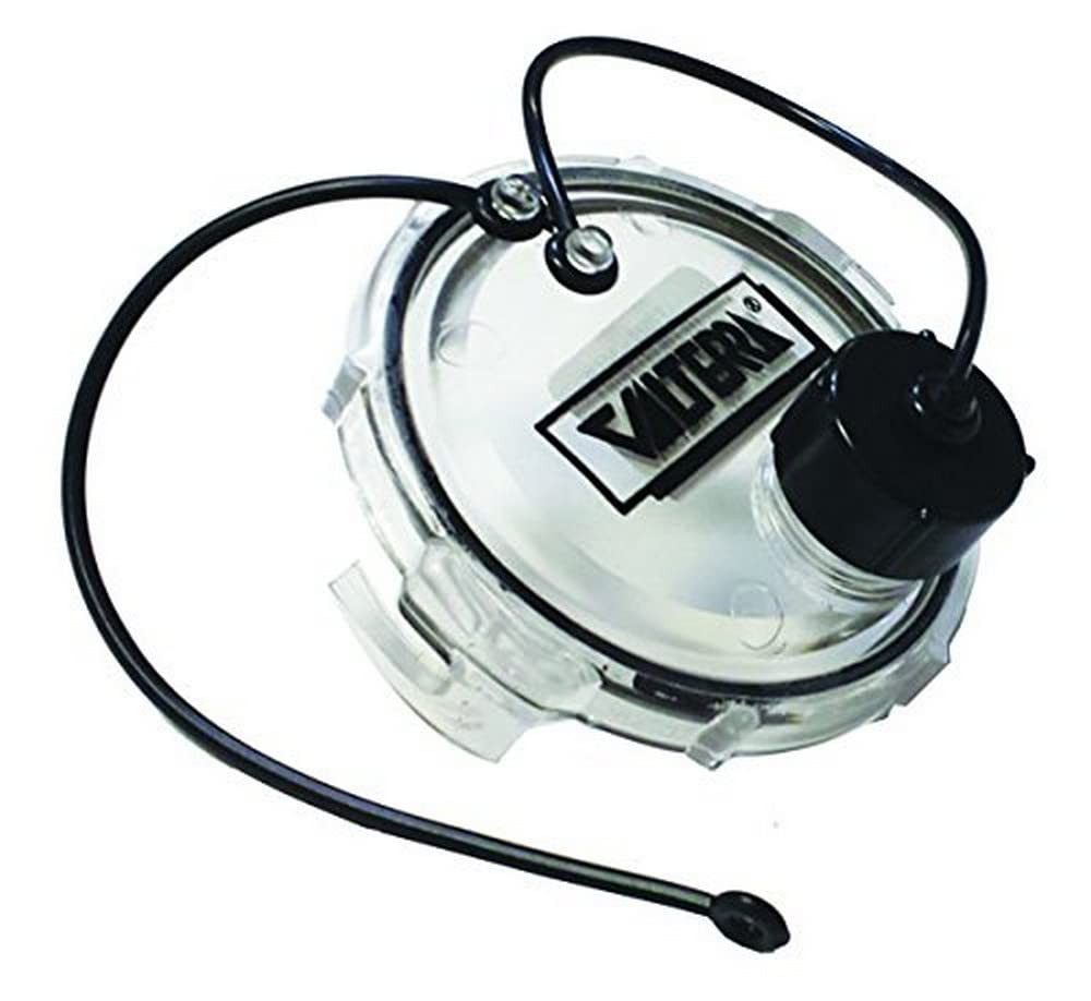 Valterra T1020-1CLR Waste Valve Cap – 3″ with Capped 3/4″ GHT, 3 Inch, Clear