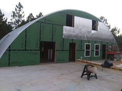 51x20x17 DuroSpan Off Grid Quonset Home Steel Building Open Ends Factory DiRECT