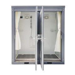 Bastone 2-Stall Mobile Shower Room | Insulated Portable Shower Units