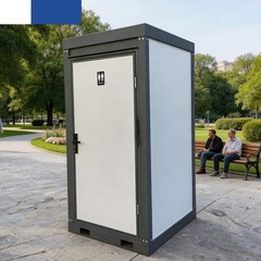 Outdoor Portable Restroom Mobile Bathroom w/Sink Toilet Event Jobsite VentUnisex