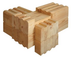 PREFAB LOG CABIN HOME KIT NATURAL WOOD 219 m² / 2357.3 ft – DISCOUNT CARD 3% off