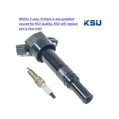 Ignition Coil Pack with Iridium spark plug for Kia Soul Forte Forte… Fast Ship