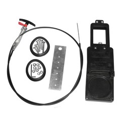 Valterra-TC372 Flexible Cable Kit with 3″ Valve, Mess-Free 3 Inch, Black