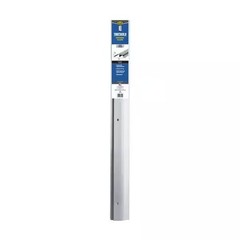M-D Building 3-1/2 in. x 3/4 in. x 36 in. Silver Aluminum and Vinyl Low-Profile