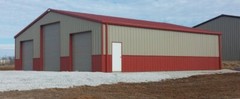 50x100x16 Steel Building SIMPSON Metal Garage Storage Shop Building Kit