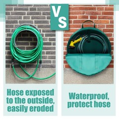 Bulyoou 600D Oxford RV Hose Storage Bag Garden Cover Multipurpose Green