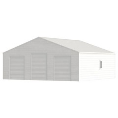 39’x39’x15′ Metal Barn Outdoor Garage Storage Shed Heavy Duty Galvanized Steel