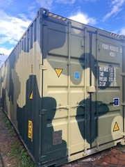 New 40 ft High Cube tiny home container home – New AC, W/D, Ref, Cooktop