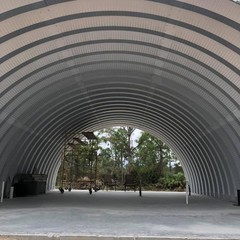 25x30x14 DuroSPAN Steel Arch Clear Span Building Kit Workshop End Walls included