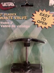 Valterra T1002VP Bladex Waste Valve with Plastic Handle – 2″ , Black