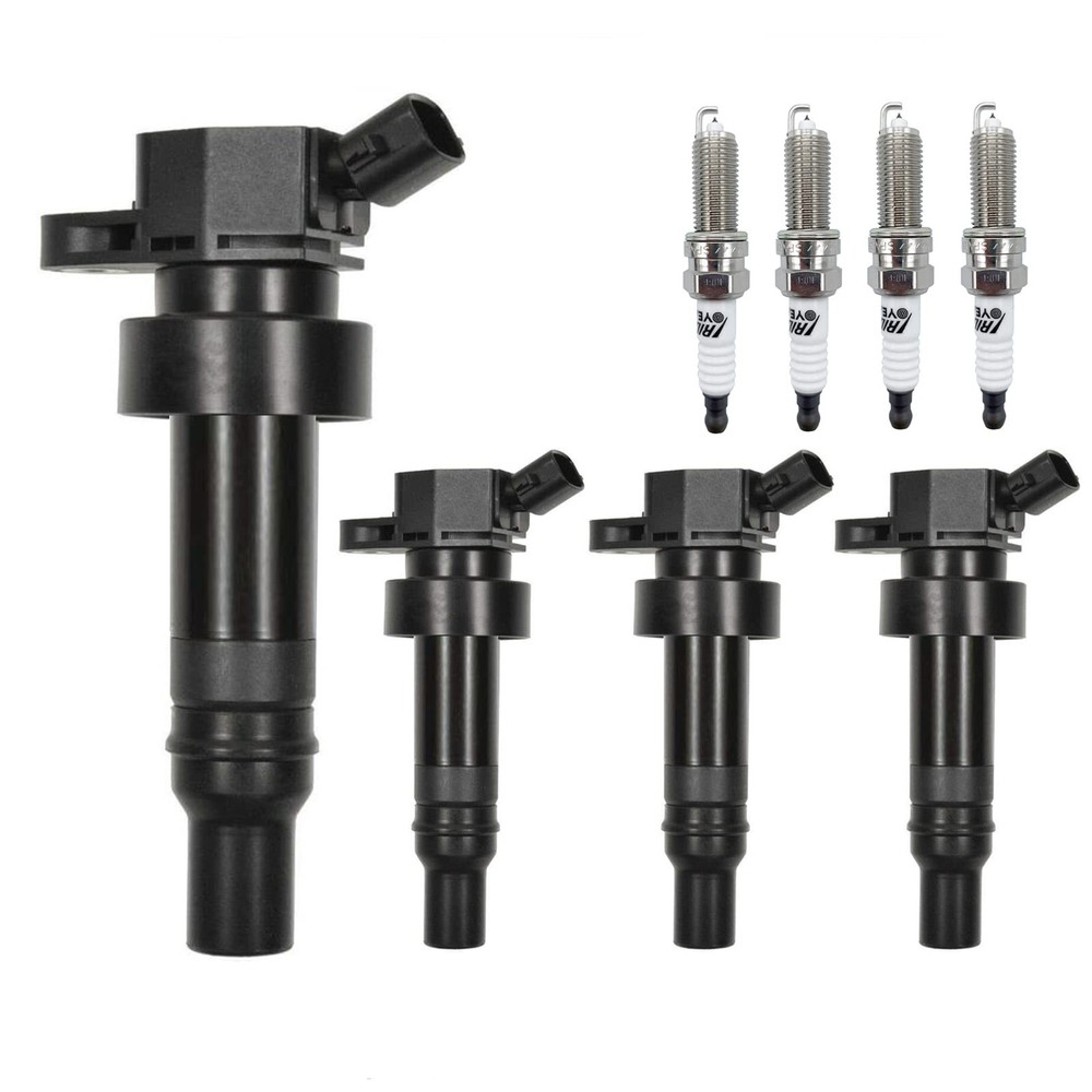 OYEAUTO Ignition Coil Pack Iridium Spark Plug UF652 C1803-4 Compatible with H…