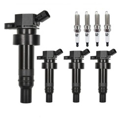 OYEAUTO Ignition Coil Pack Iridium Spark Plug UF652 C1803-4 Compatible with H…