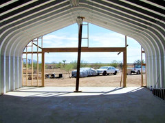 25x70x13 DuroSPAN Steel Building Kit Farm Storage Open Ends Factory Direct
