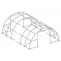 30’x85’x15′ Single Truss Storage Shelter 26oz PE Fabric Hoop Building