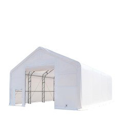 30’x40’x22′ HEAVY DUTY Dual Truss 30 oz PVC Fabric Storage Building