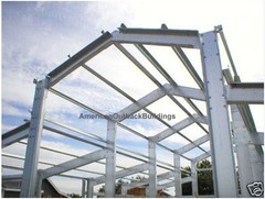 AMERICAN BARN–ALL GALVANIZED STEEL & INSULATED!! BUILDING – GARAGE-METAL
