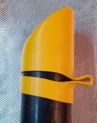 (2″) Yellow- Polymer Rain Cap, Weather Vent Cap